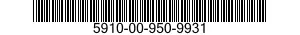 5910-00-950-9931  5910009509931 009509931