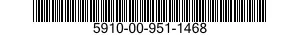 5910-00-951-1468 CAPACITOR,FIXED,GLASS DIELECTRIC 5910009511468 009511468