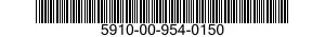 5910-00-954-0150  5910009540150 009540150