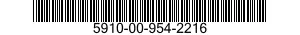 5910-00-954-2216  5910009542216 009542216