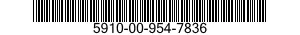 5910-00-954-7836  5910009547836 009547836