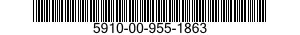 5910-00-955-1863  5910009551863 009551863