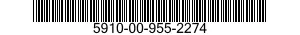 5910-00-955-2274  5910009552274 009552274