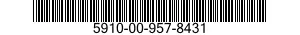 5910-00-957-8431  5910009578431 009578431