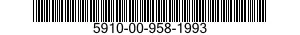 5910-00-958-1993 CAPACITOR,FIXED,PLASTIC DIELECTR 5910009581993 009581993