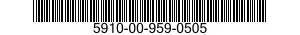 5910-00-959-0505 CAPACITOR,FIXED,ELECTROLYTIC 5910009590505 009590505
