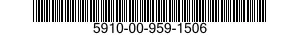 5910-00-959-1506  5910009591506 009591506