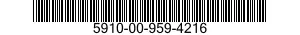 5910-00-959-4216  5910009594216 009594216