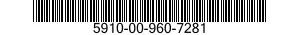 5910-00-960-7281 CAPACITOR,FIXED,MICA DIELECTRIC 5910009607281 009607281