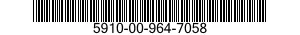5910-00-964-7058  5910009647058 009647058