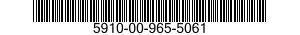 5910-00-965-5061  5910009655061 009655061