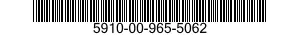 5910-00-965-5062  5910009655062 009655062