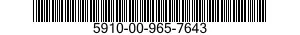 5910-00-965-7643  5910009657643 009657643
