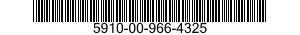5910-00-966-4325  5910009664325 009664325