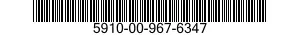 5910-00-967-6347 CAPACITOR,VARIABLE,AIR DIELECTRIC 5910009676347 009676347