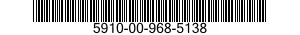 5910-00-968-5138 CAPACITOR,FIXED,ELECTROLYTIC 5910009685138 009685138