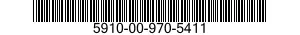 5910-00-970-5411  5910009705411 009705411