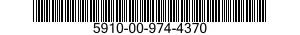 5910-00-974-4370  5910009744370 009744370