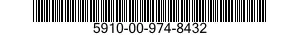 5910-00-974-8432 CAPACITOR,FIXED,CERAMIC DIELECTR 5910009748432 009748432
