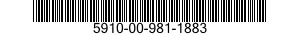 5910-00-981-1883  5910009811883 009811883