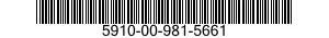 5910-00-981-5661 CAPACITOR,FIXED,ELECTROLYTIC 5910009815661 009815661