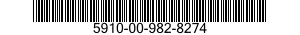 5910-00-982-8274 CAPACITOR 5910009828274 009828274