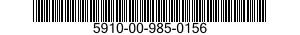 5910-00-985-0156 CAPACITOR,FIXED,ELECTROLYTIC 5910009850156 009850156