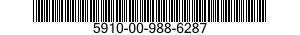 5910-00-988-6287 CAPACITOR,FIXED,ELECTROLYTIC 5910009886287 009886287