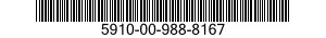 5910-00-988-8167 RETAINER,CAPACITOR 5910009888167 009888167