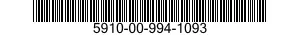 5910-00-994-1093 CAPACITOR,FIXED,ELECTROLYTIC 5910009941093 009941093
