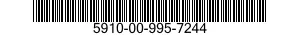 5910-00-995-7244  5910009957244 009957244