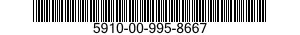 5910-00-995-8667 CAPACITOR,FIXED,CERAMIC DIELECTRIC 5910009958667 009958667