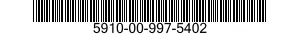 5910-00-997-5402 CAPACITOR 5910009975402 009975402