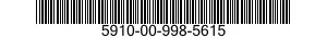 5910-00-998-5615 CAPACITOR,FIXED,ELECTROLYTIC 5910009985615 009985615