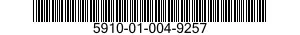 5910-01-004-9257 CAPACITOR,FIXED,PLASTIC DIELECTRIC 5910010049257 010049257