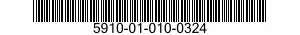 5910-01-010-0324 CAPACITOR,VARIABLE,AIR DIELECTRIC 5910010100324 010100324