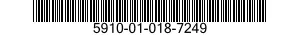 5910-01-018-7249 CAPACITOR,FIXED,CERAMIC DIELECTR 5910010187249 010187249