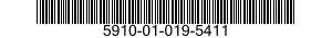 5910-01-019-5411 CAPACITOR,VARIABLE,CERAMIC DIELECTRIC 5910010195411 010195411