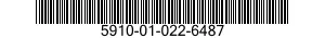 5910-01-022-6487 CAPACITOR,FIXED,ELECTROLYTIC 5910010226487 010226487