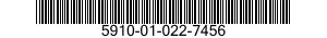 5910-01-022-7456  5910010227456 010227456