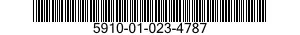5910-01-023-4787 CAPACITOR,FIXED,PLASTIC DIELECTRIC 5910010234787 010234787