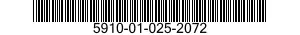 5910-01-025-2072 CAPACITOR,FIXED,PAPER DIELECTRIC 5910010252072 010252072