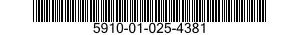5910-01-025-4381  5910010254381 010254381