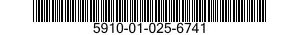 5910-01-025-6741  5910010256741 010256741