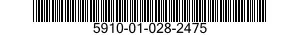 5910-01-028-2475  5910010282475 010282475