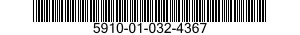 5910-01-032-4367  5910010324367 010324367
