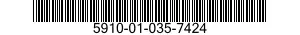 5910-01-035-7424  5910010357424 010357424