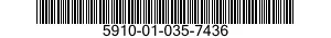 5910-01-035-7436  5910010357436 010357436