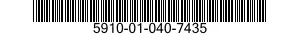 5910-01-040-7435  5910010407435 010407435