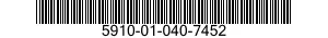 5910-01-040-7452 CAPACITOR,FIXED,ELECTROLYTIC 5910010407452 010407452